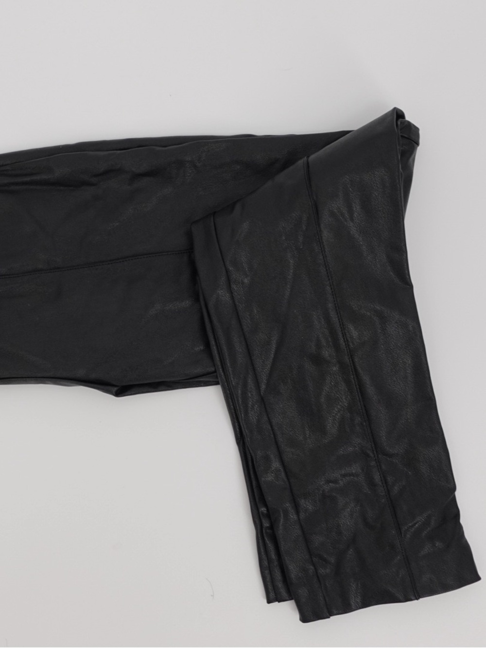 Amanda Uprichard Faux Leather Pants Black Skinny Leg Size XS NWT - Picture 8 of 12